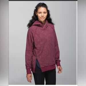 Lululemon Om & Roam Pullover Heathered Marled Rust Berry Hoodie